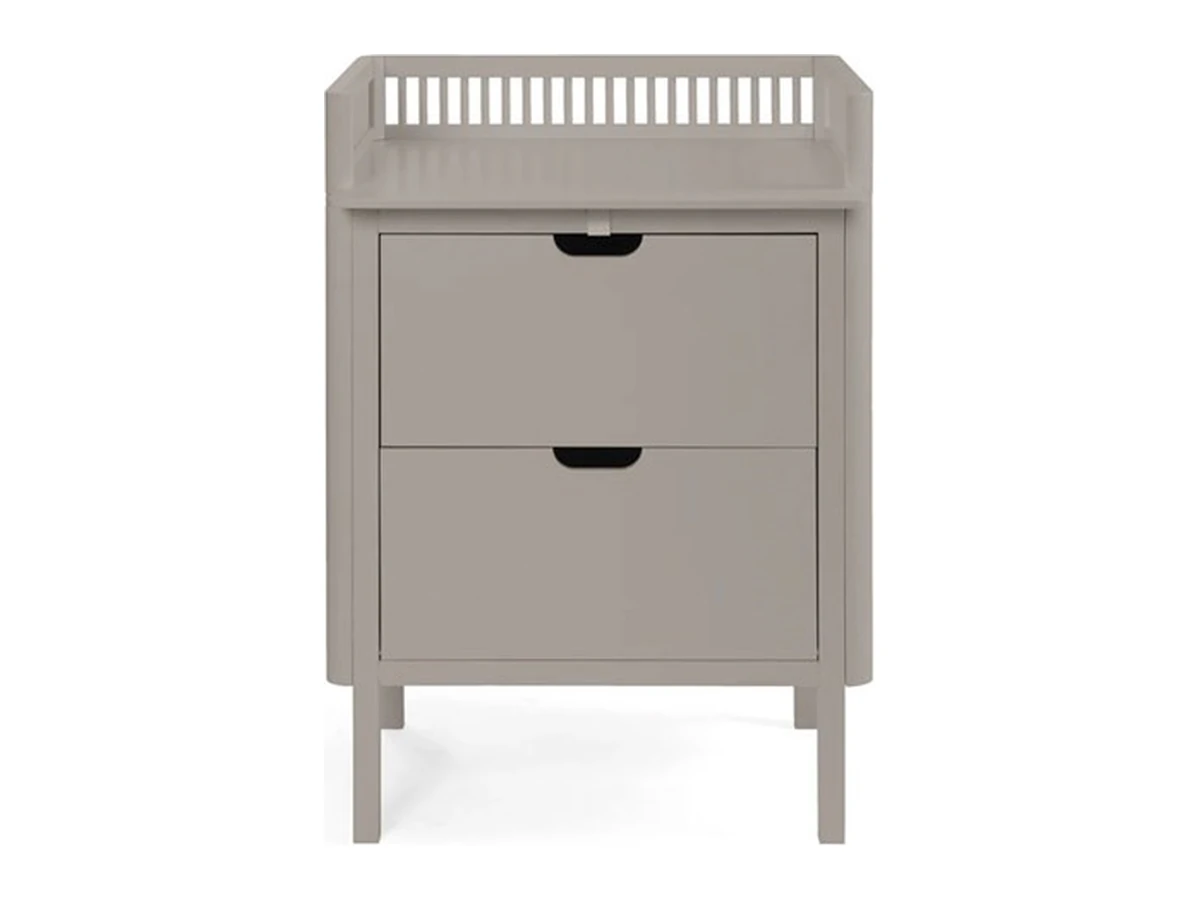 Sebra skötbord med lådor, Jetty Beige